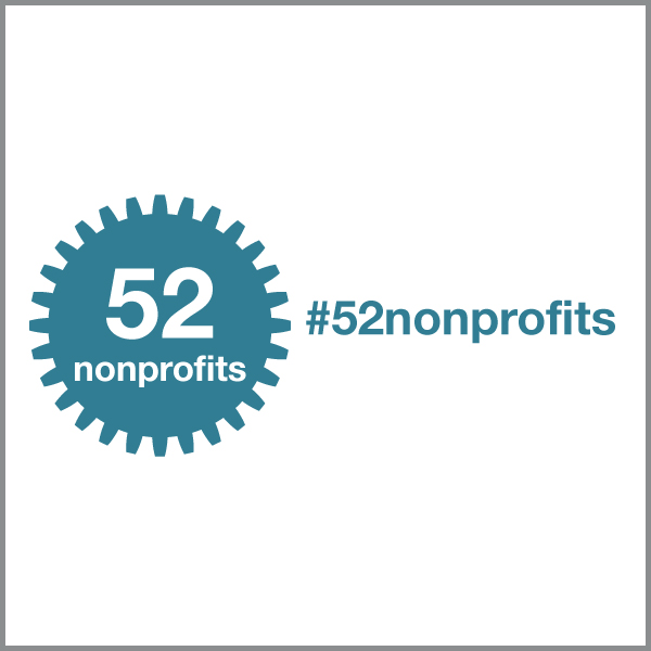 @52nonprofits Instagram account + hashtag