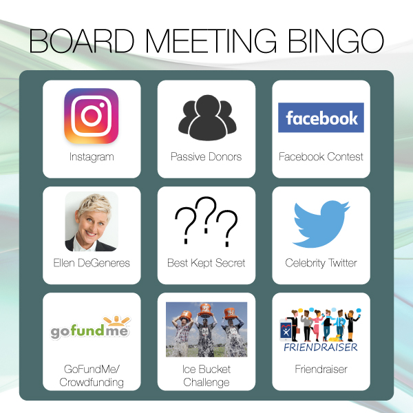Board Meeting Bingo